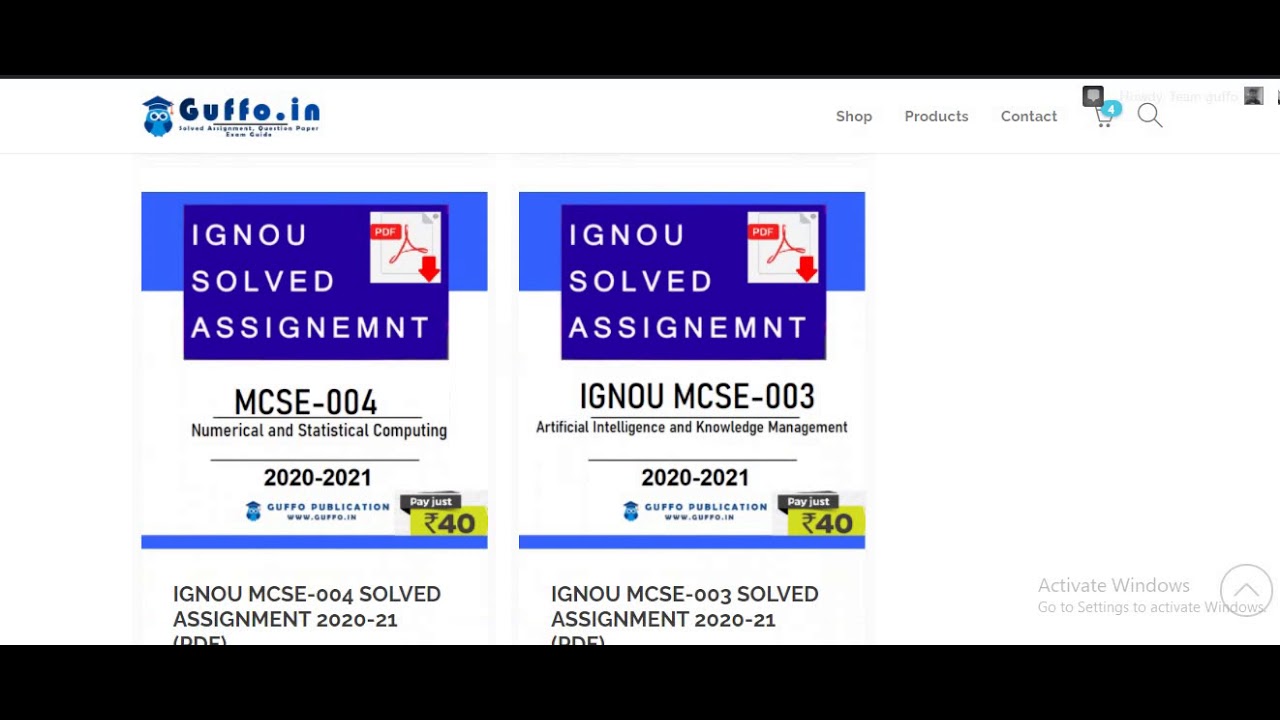 IGNOU SOLVED ASSIGNMENT 2020-21