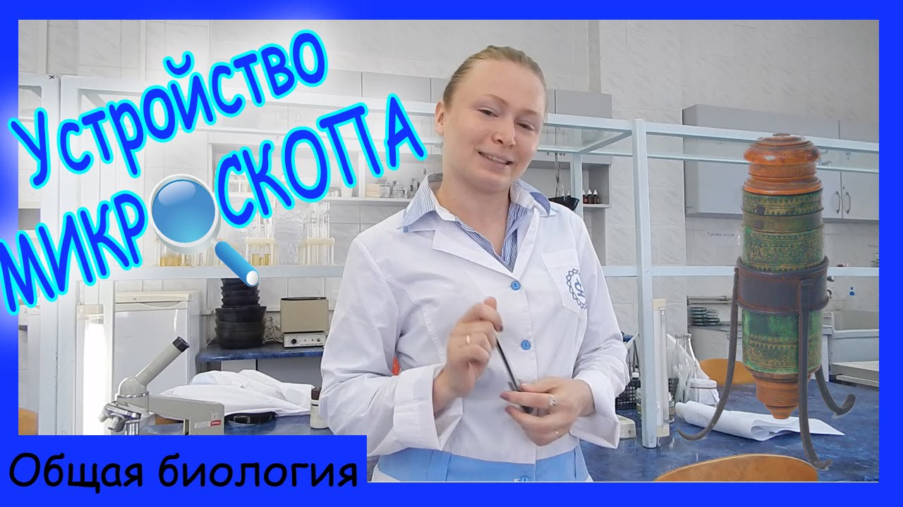Строение микроскопа.