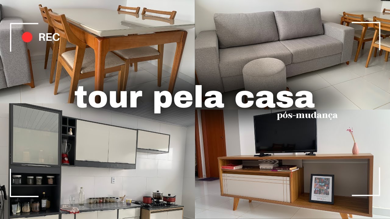 Tour pela casa atualizada! Mostrando os novos móveis e cozinha pronta