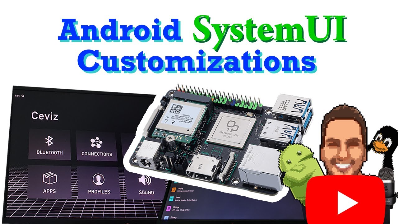 Android SystemUI Customizations | Navigation Bar, Status Bar and more | Visual Embedded Android