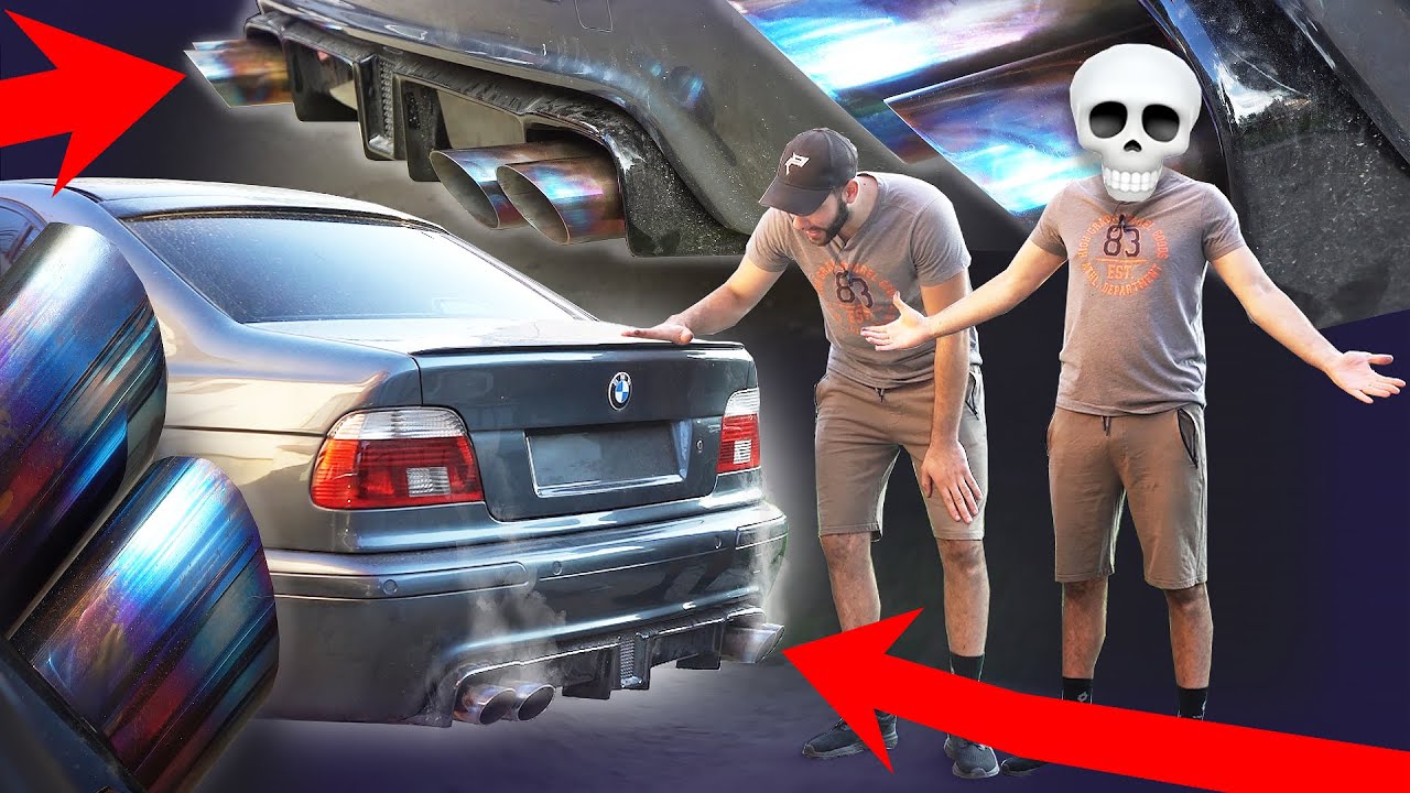 Am făcut cea mai AGRESIVĂ evacuare pentru BMW E39! (Titanium)