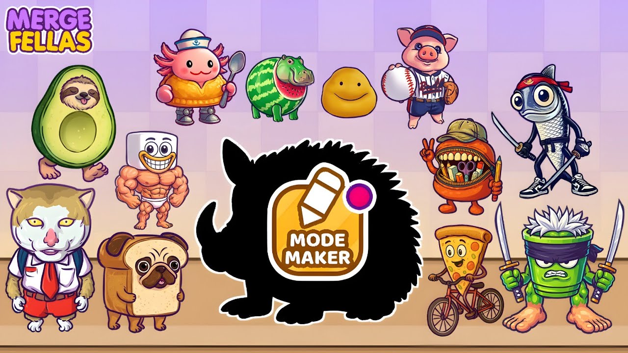 Merge Fellas Italian Brainrot 28 Maker Mode 4 | NEW MODE – Reaching Max Level