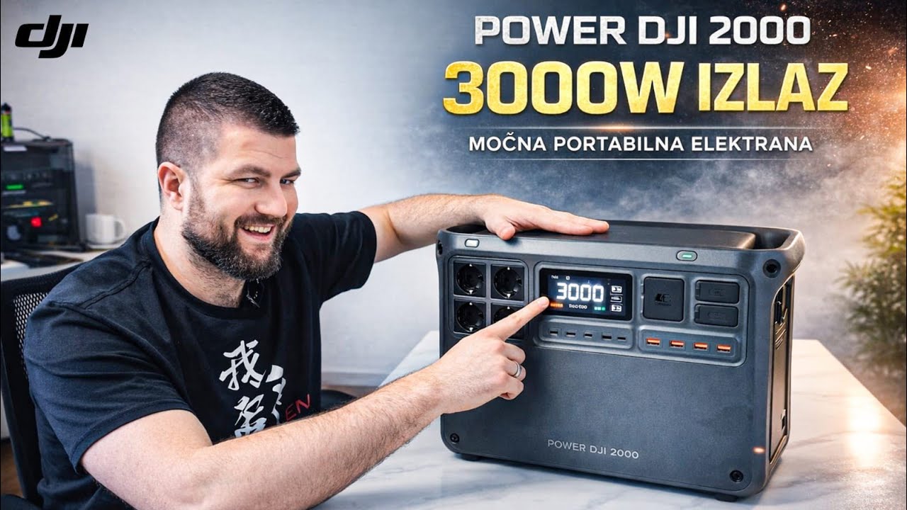 Može li ovo zamijeniti agregat kad nestane struje? | DJI Power 2000