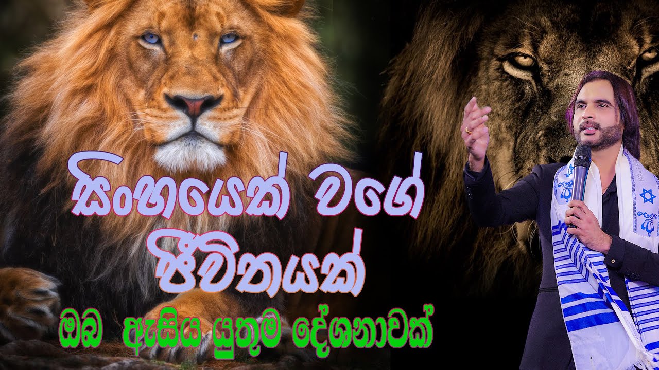 සිංහයෙක් වගේ ජීවිතයක් - ඔබ ඇසිය යුතුම දේශනයක්