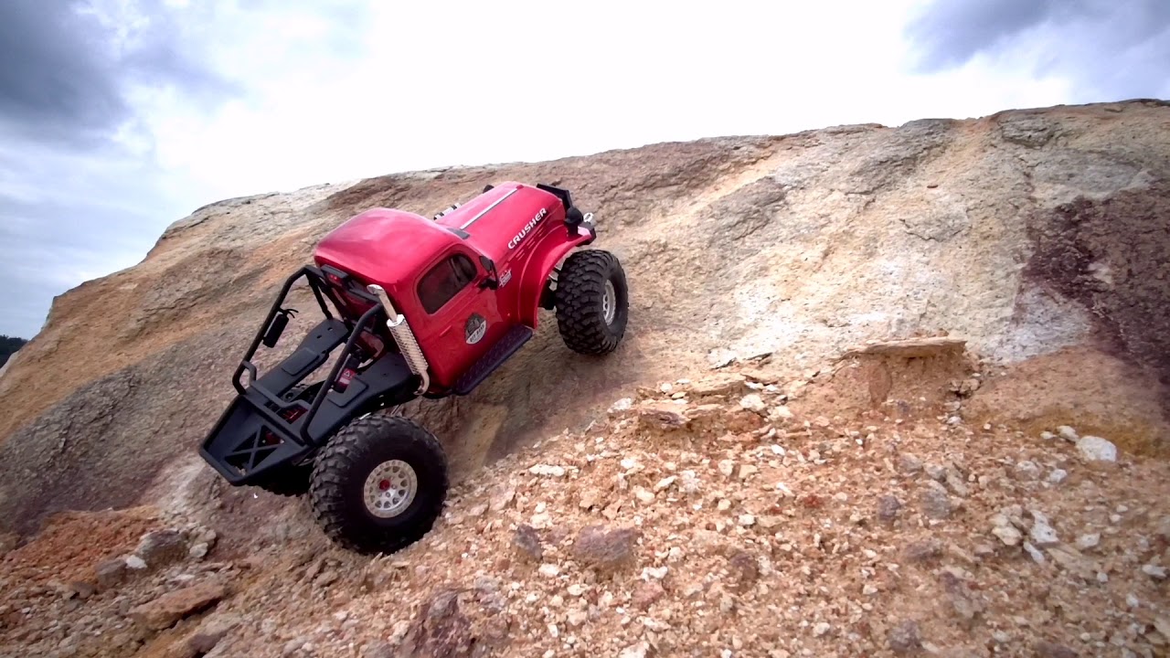 1/10 RC Crawler RGT EX86181 Crusher Test Run (Modified / Upgrade)