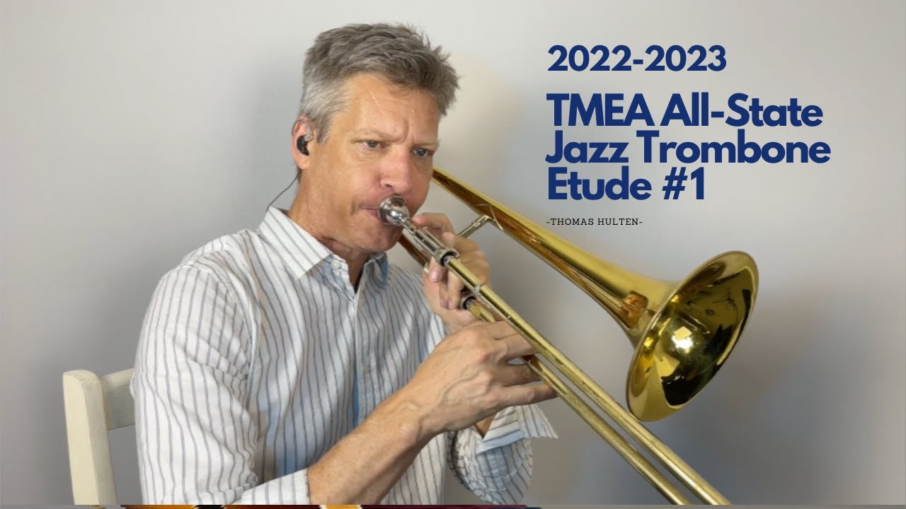 2023 TMEA All-State Jazz Trombone | Etude #1