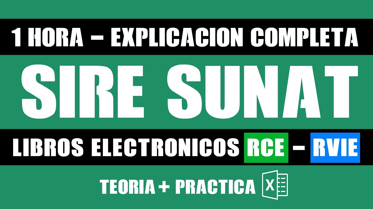 SIRE SUNAT -  RVIE RCE | Explicación completa + Macro Excel