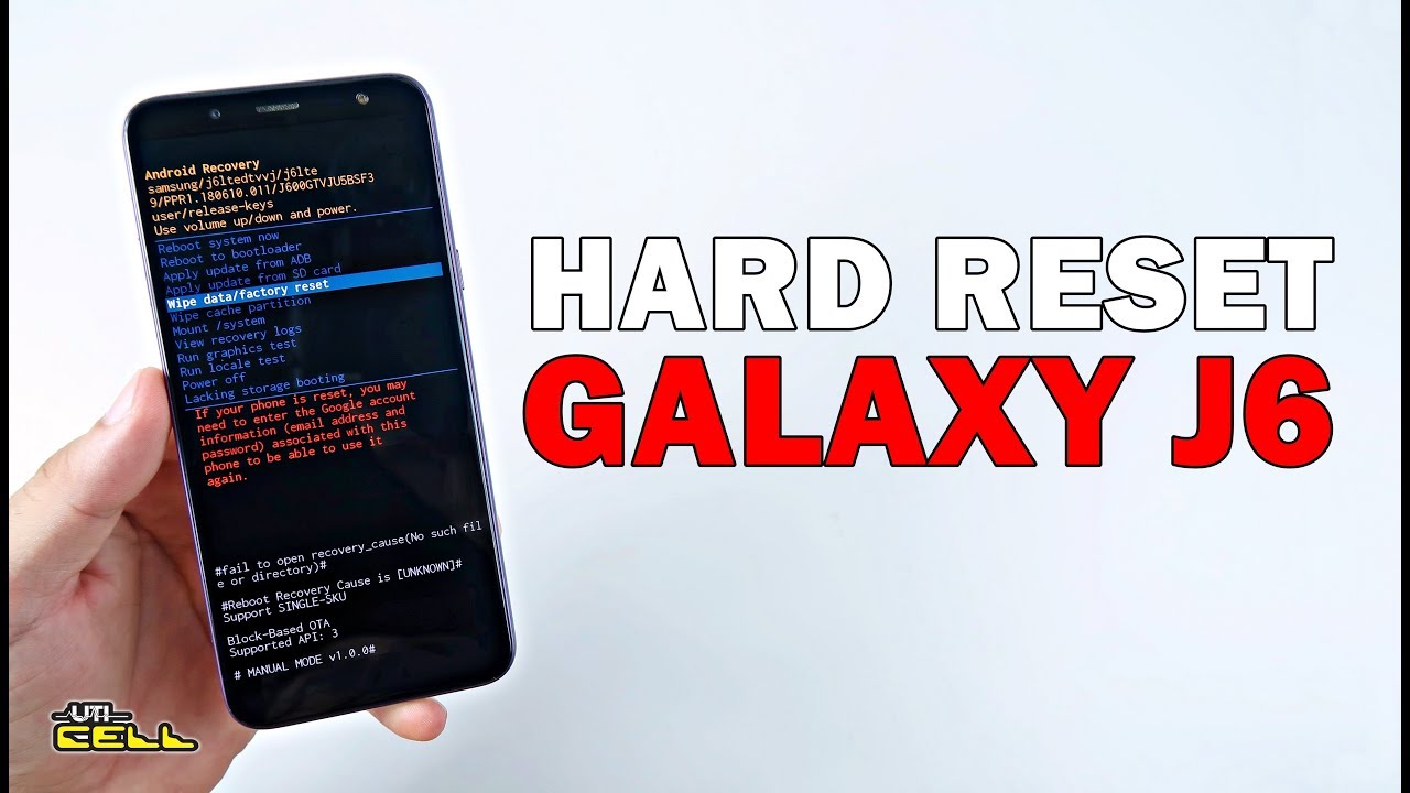 Hard Reset no Samsung Galaxy J6 (SM-J600) #UTICell