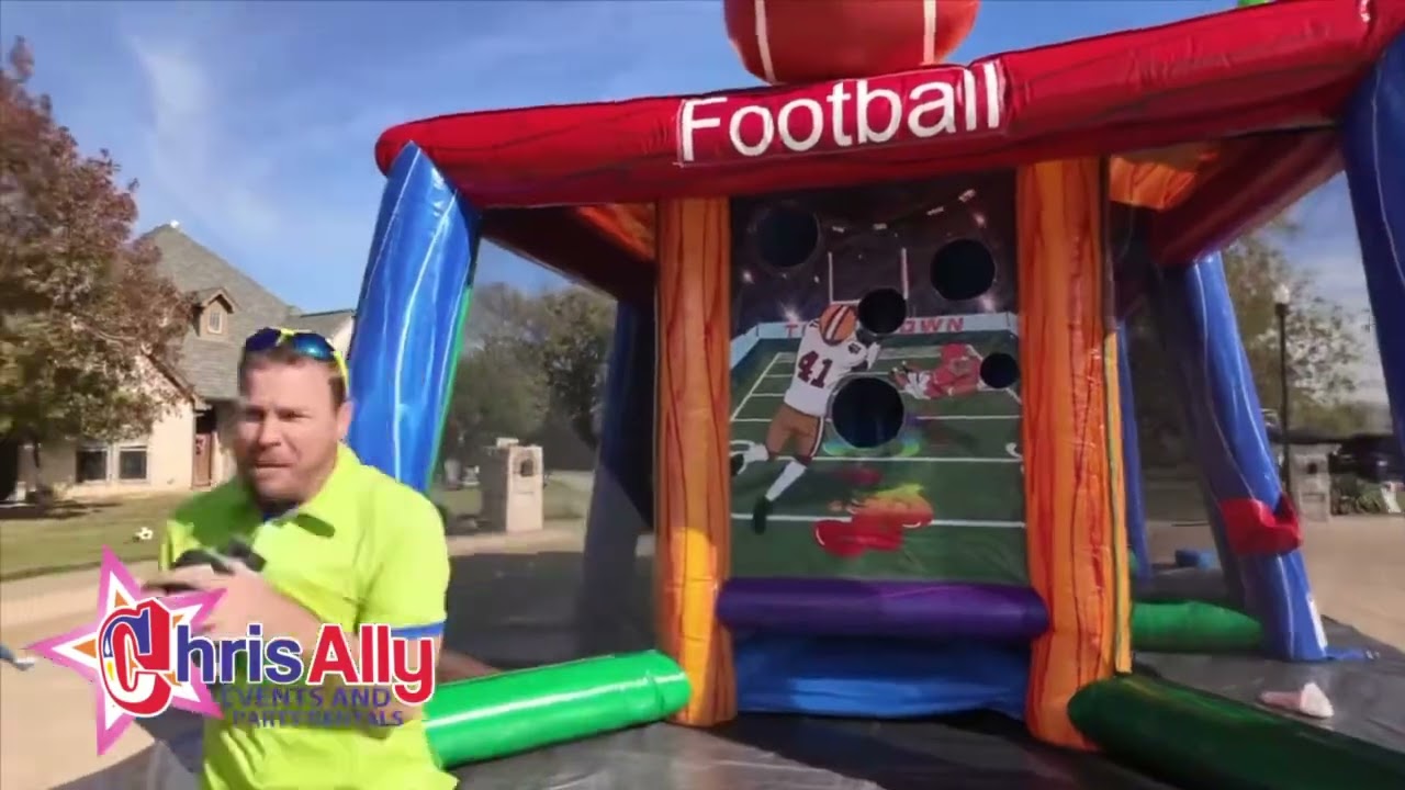 New Inflatable Field House 6 in 1 sports game rental by Chrisally Events in Woodstock, GA