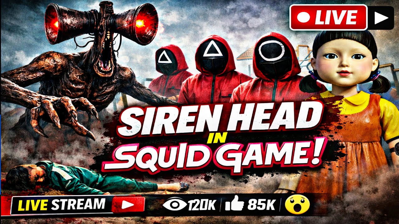 Siren Head In Squid Game : 456 Survival Challenge Level 10