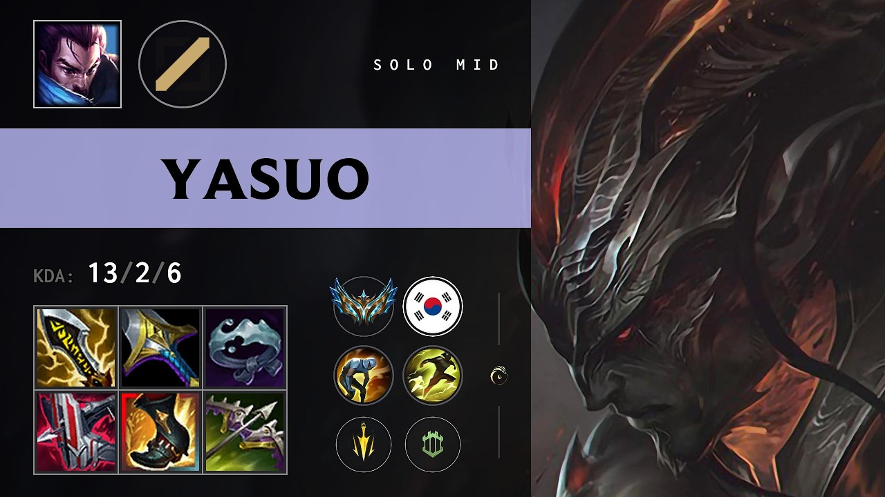 Yasuo Mid vs Locke - KR Challenger Patch 26.14