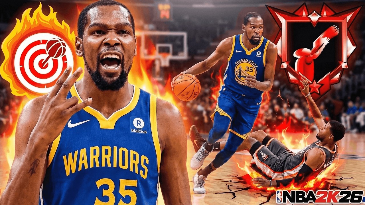 This 6'11 Kevin Durant Build is a 3 LEVEL SHOT BLOCKING WING on NBA 2K26
