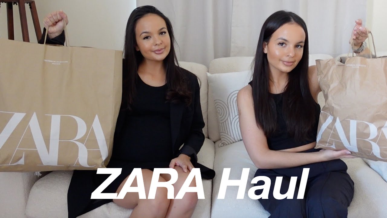 Huge Spring Zara Try On Haul - Ayse and Zeliha