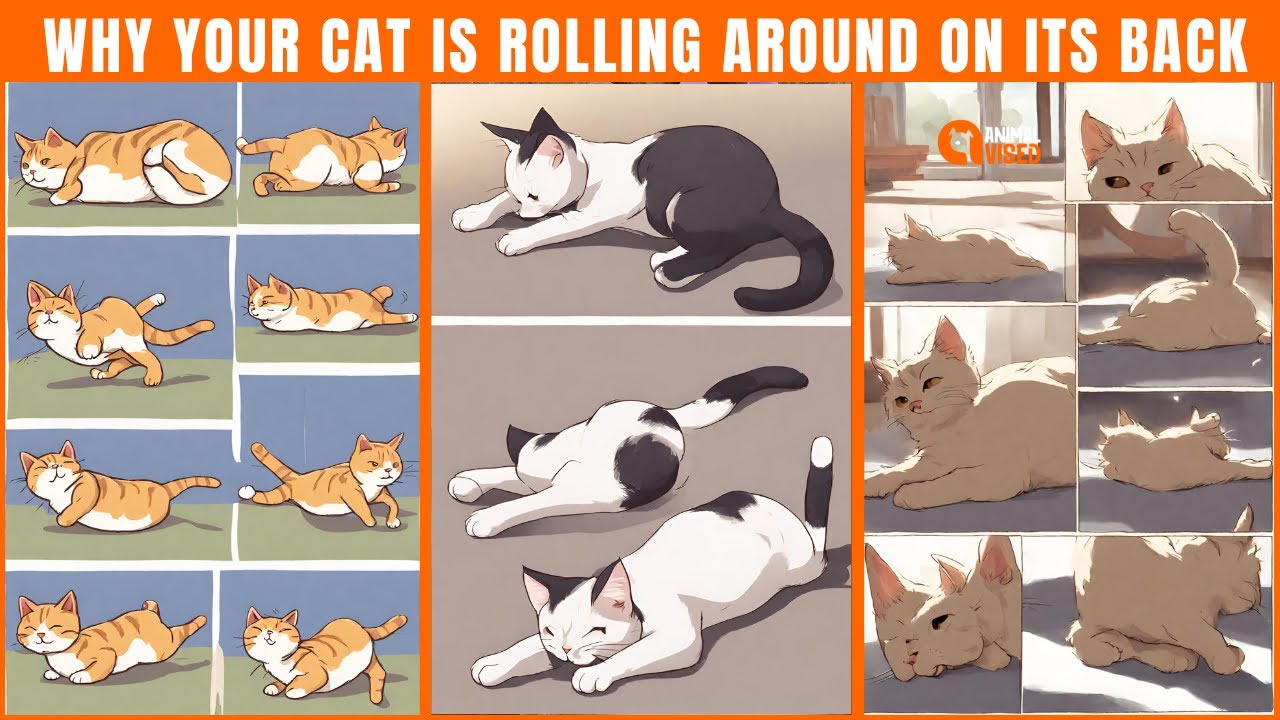 Why Your Cat Is Rolling Around on Its Back | Cat Rolling Behavior Explained | Animal Vised