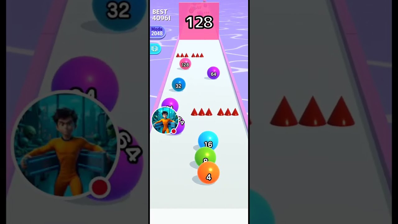 ball Run 2048 game #live #shortslive #shortsfeed