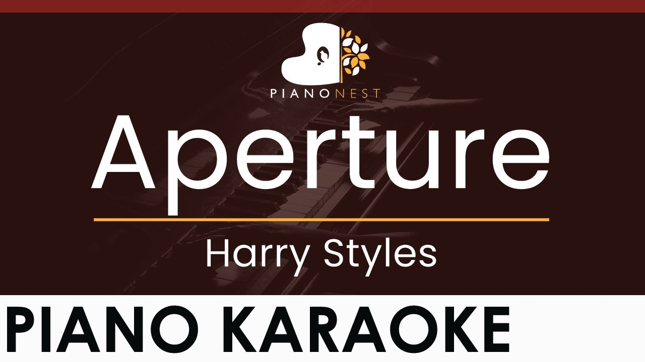 Harry Styles - Aperture - HIGHER Key (Piano Karaoke Instrumental)