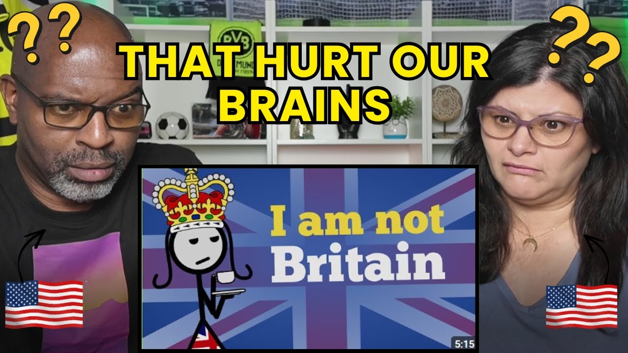 The Difference between the UK, Great Britain & England Explained | Americans React