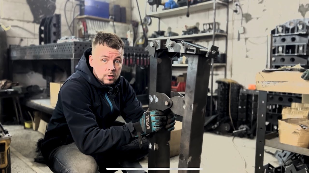 Тиски ножные. Конь педальный