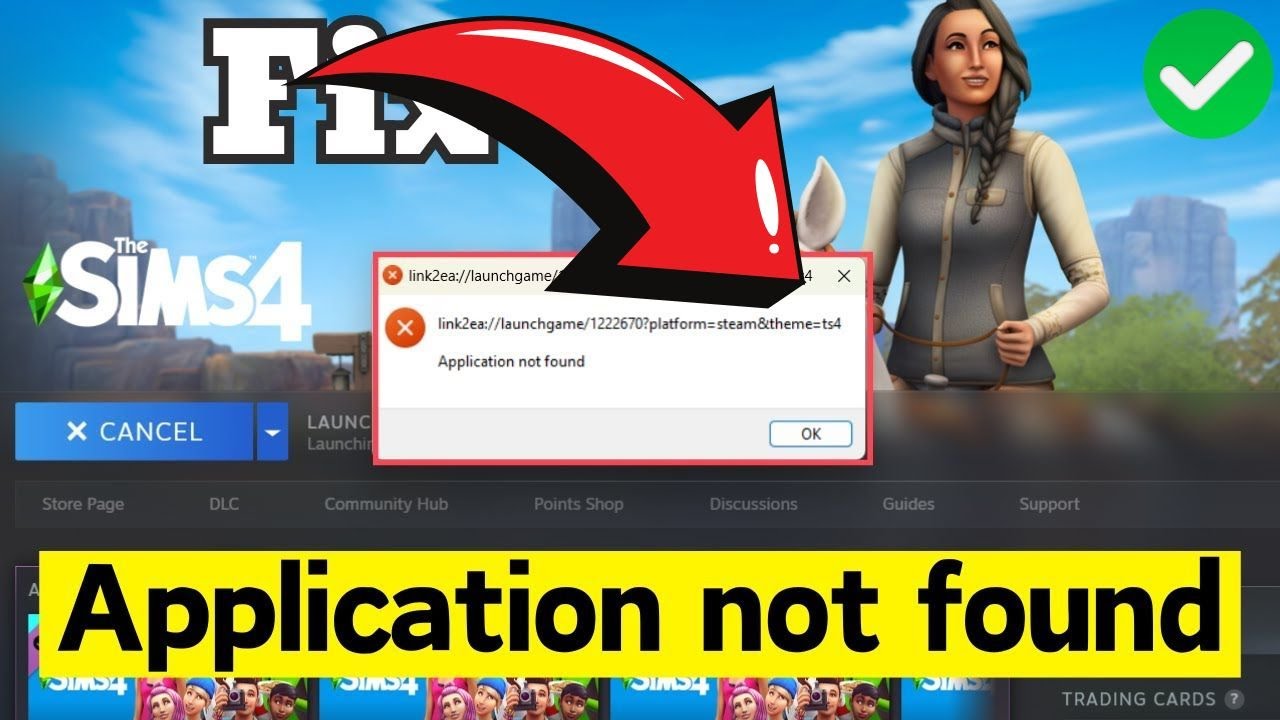 How to Fix Sims 4 application not found Steam