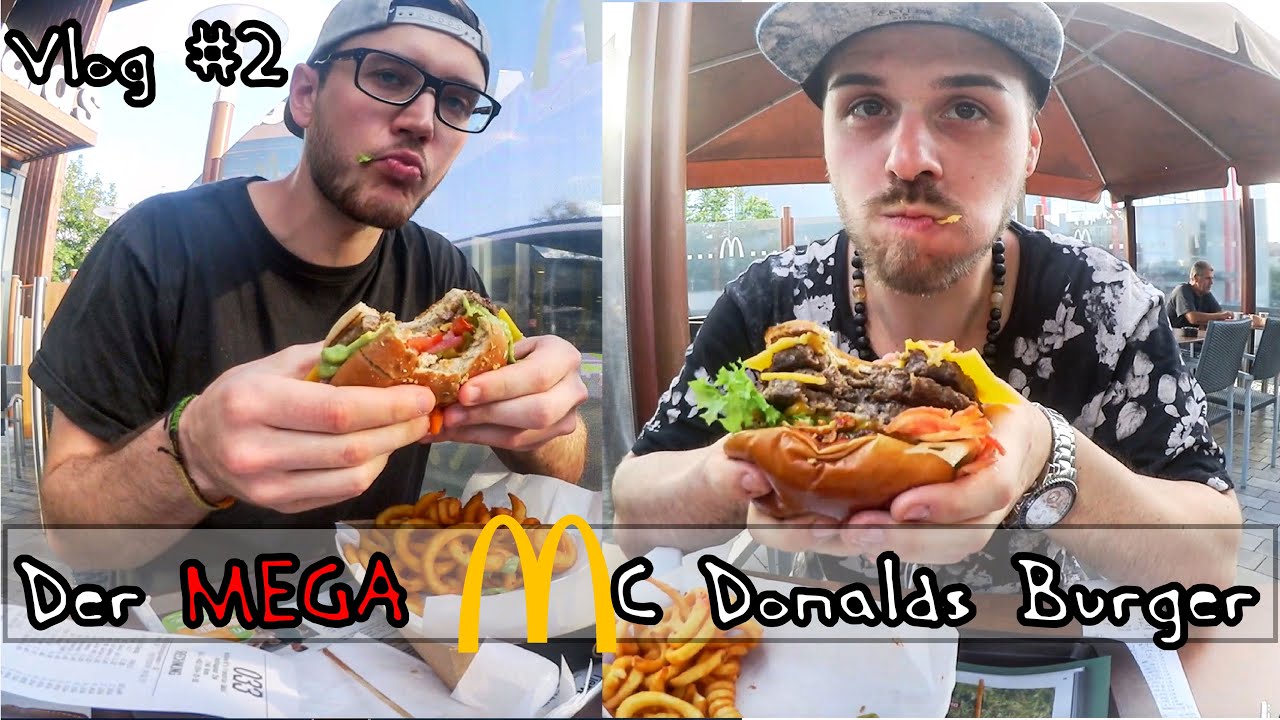 RIESEN 14€ McDONALDS BURGER / My Burger getestet | eureMUM Vlog #2