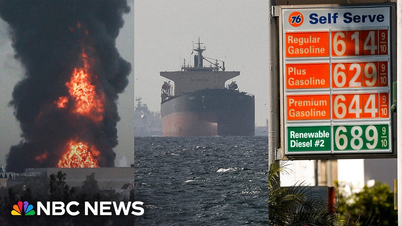 Drone strike sparks fireball near Dubai airport as Middle East tensions send oil past $100