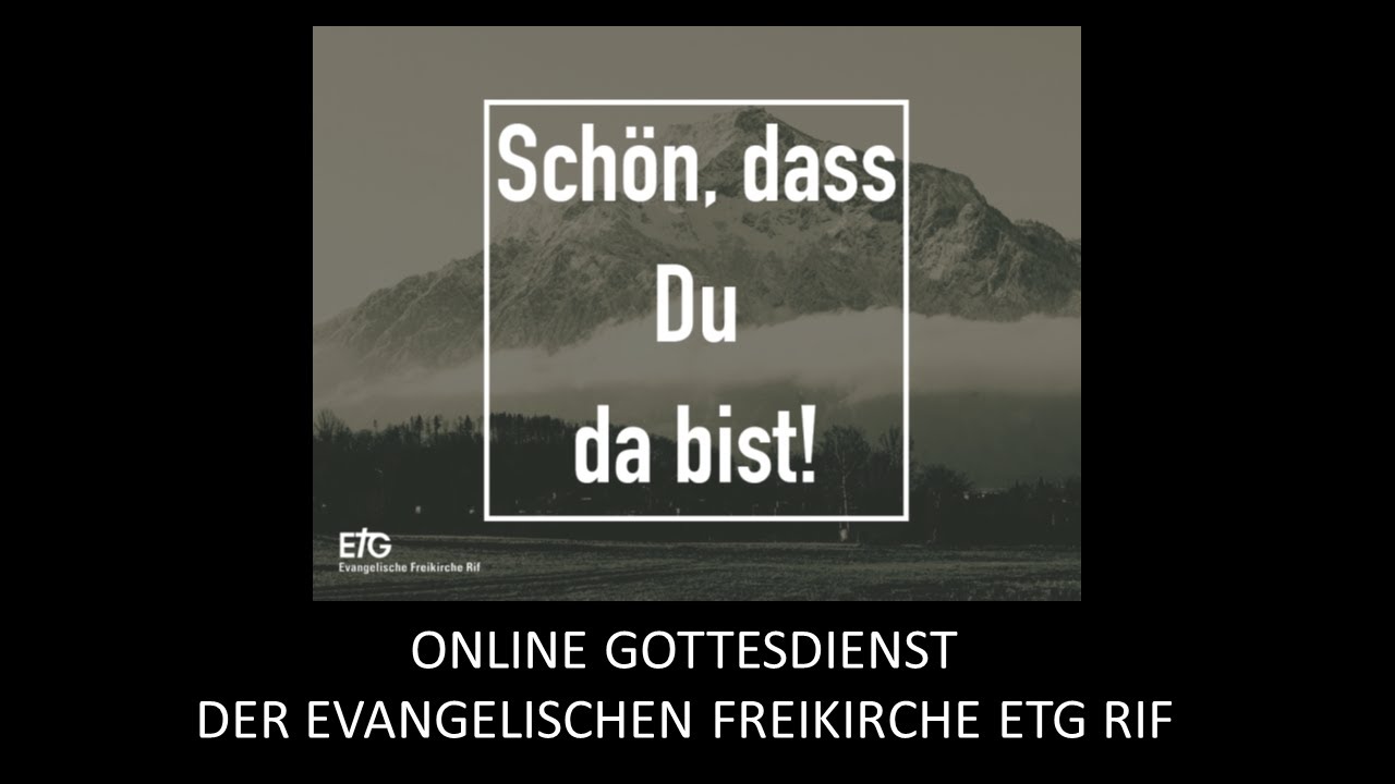 10.01.2020 Online Gottesdienst ETG Rif - Josef Farkasch - klein aber OHO