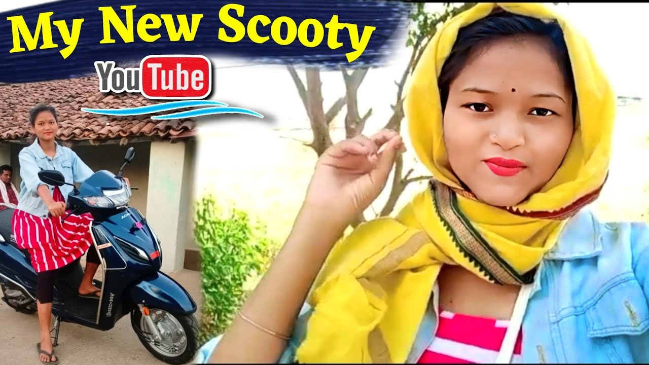 My New Scooty From YouTube Money