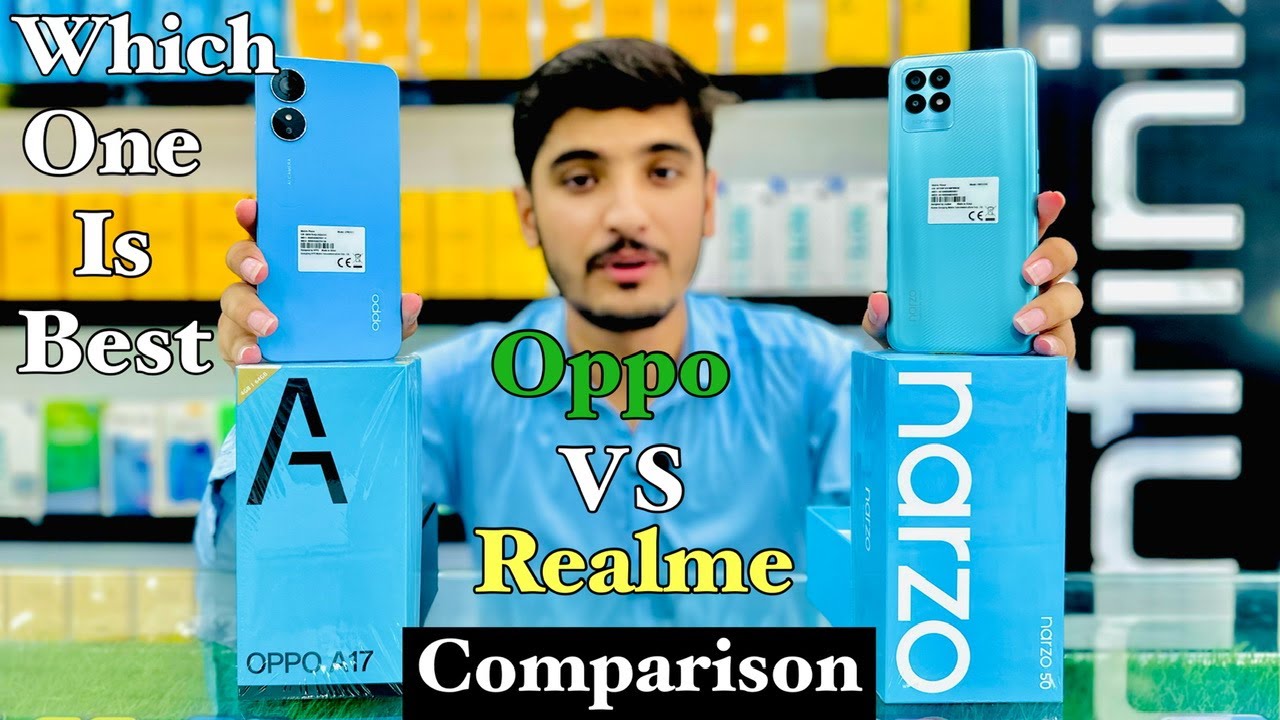 Comparison between OPPO A17 vs REALME NARZO 50/ which one is the best #oppo #realme