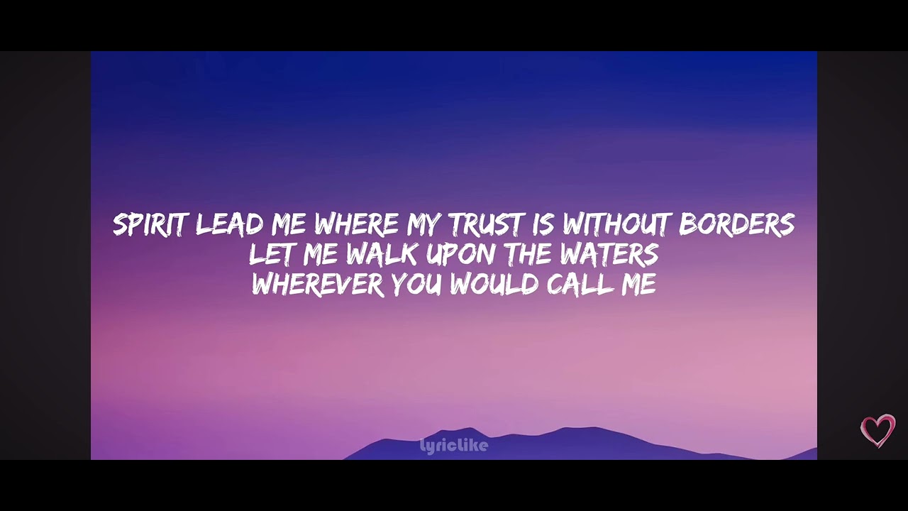 Oceans (Where feet may fail.) Hillsong United Lyrics. 