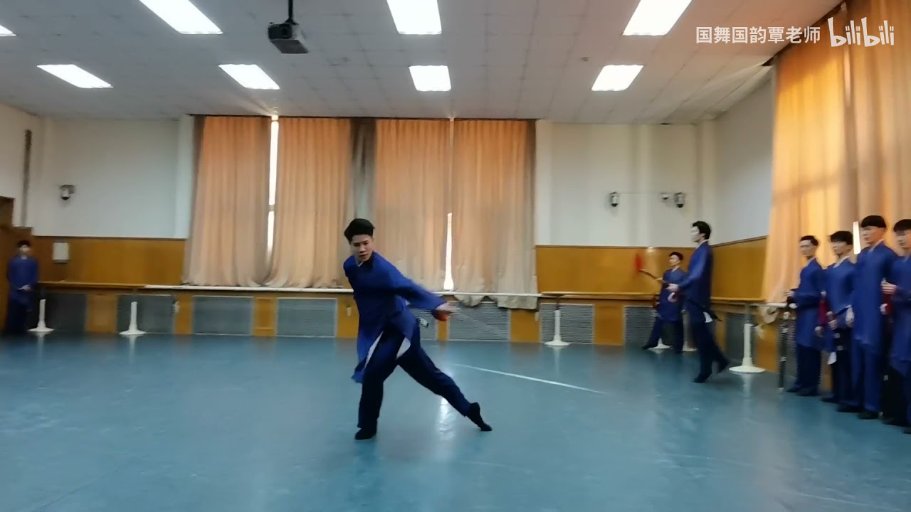 Chinese sword dance demonstration