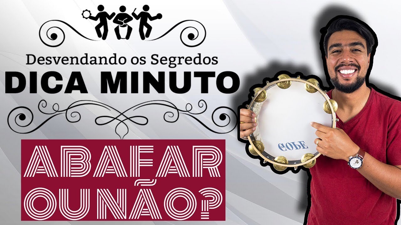 PANDEIRO - DEVO ABAFAR A PELE, OU NÃO?