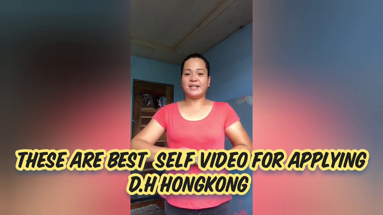 SELECTED BEST SELF VIDEO SAMPLES APPLYING D.H FOR HONGKONG , WATCH AND SHARES