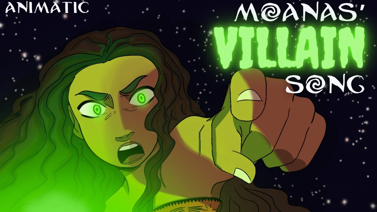 MOANAS' VILLAIN SONG - How Far I'll Go ANIMATIC | Minor Key | Disney cover