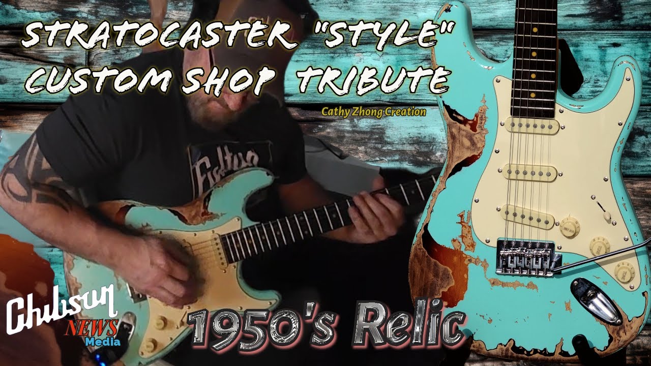 Chibson/Chender 50s Stratocaster Style Relic: AMAZING Strat Guitar With Attitude!