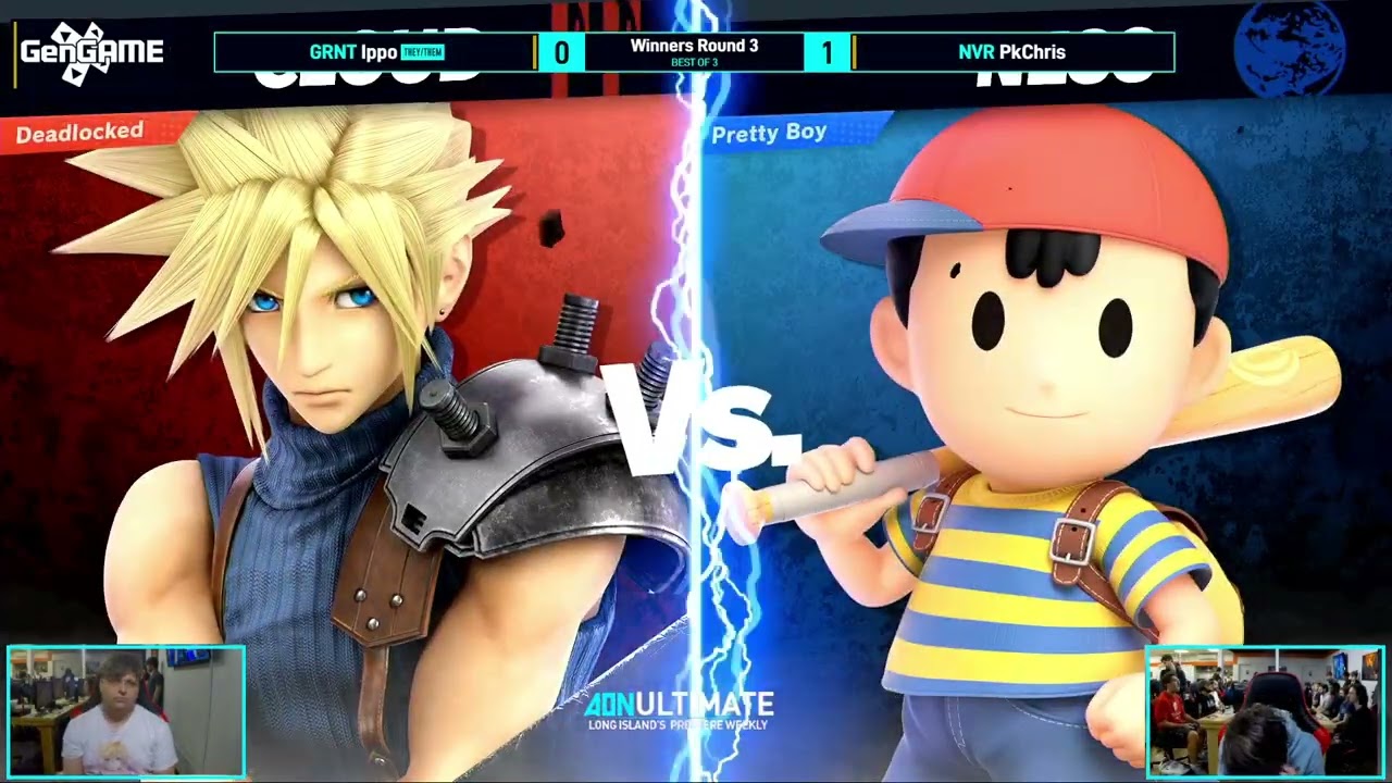PkChris (Ness) vs Ippo (Cloud) | AON Ultimate #132 Winners Round 3