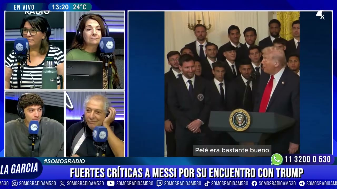 VERGÜENZA NACIONAL: El ENCUENTRO de LIONEL MESSI con DONALD TRUMP | AGUSTÍN CABALLERO en LA GARCÍA