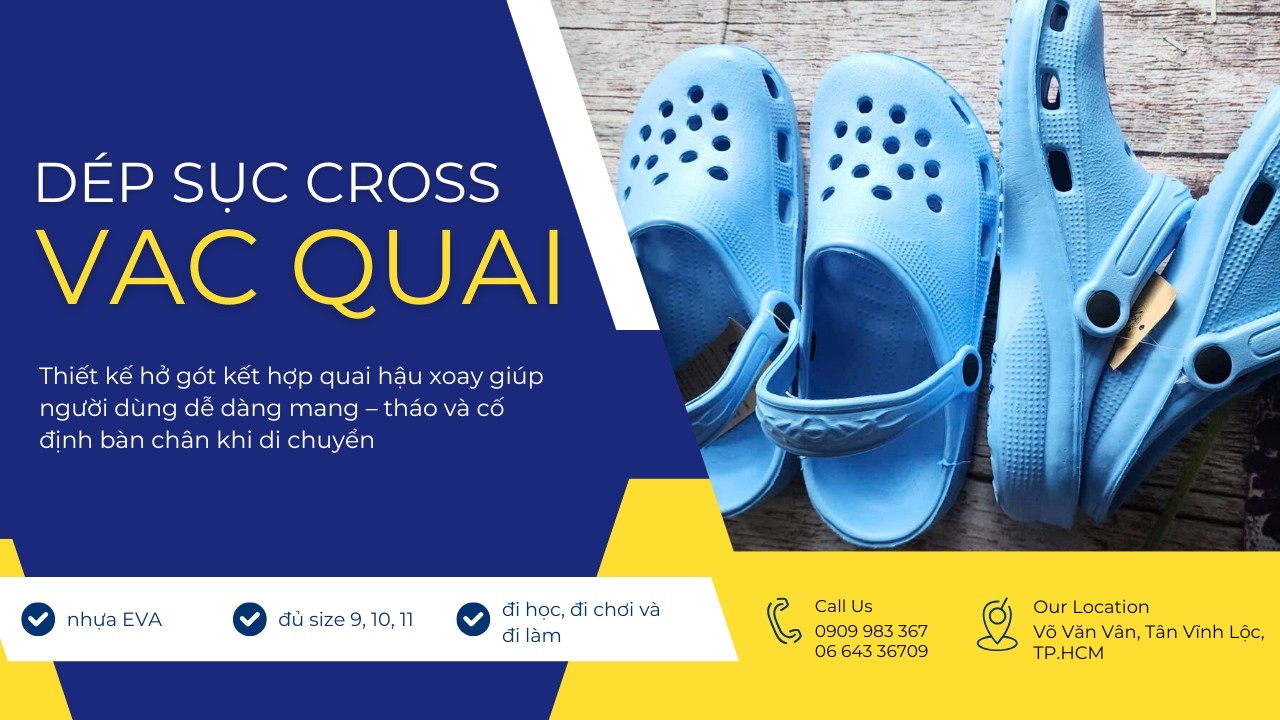 Nguồn Sỉ Dép Sục EVA Cho Shop Giá Tận Gốc