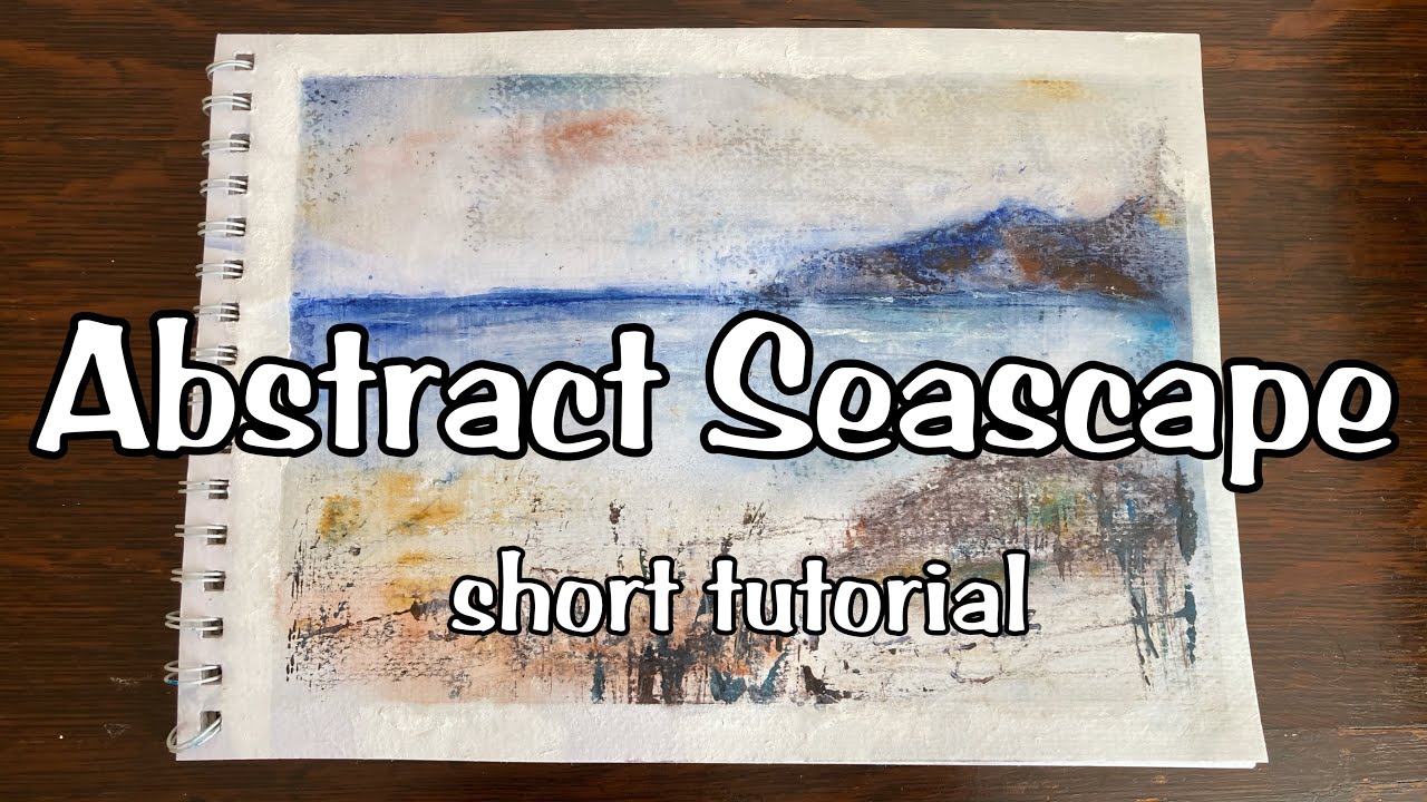 Abstract Seascape. Art Tribe Tutorial