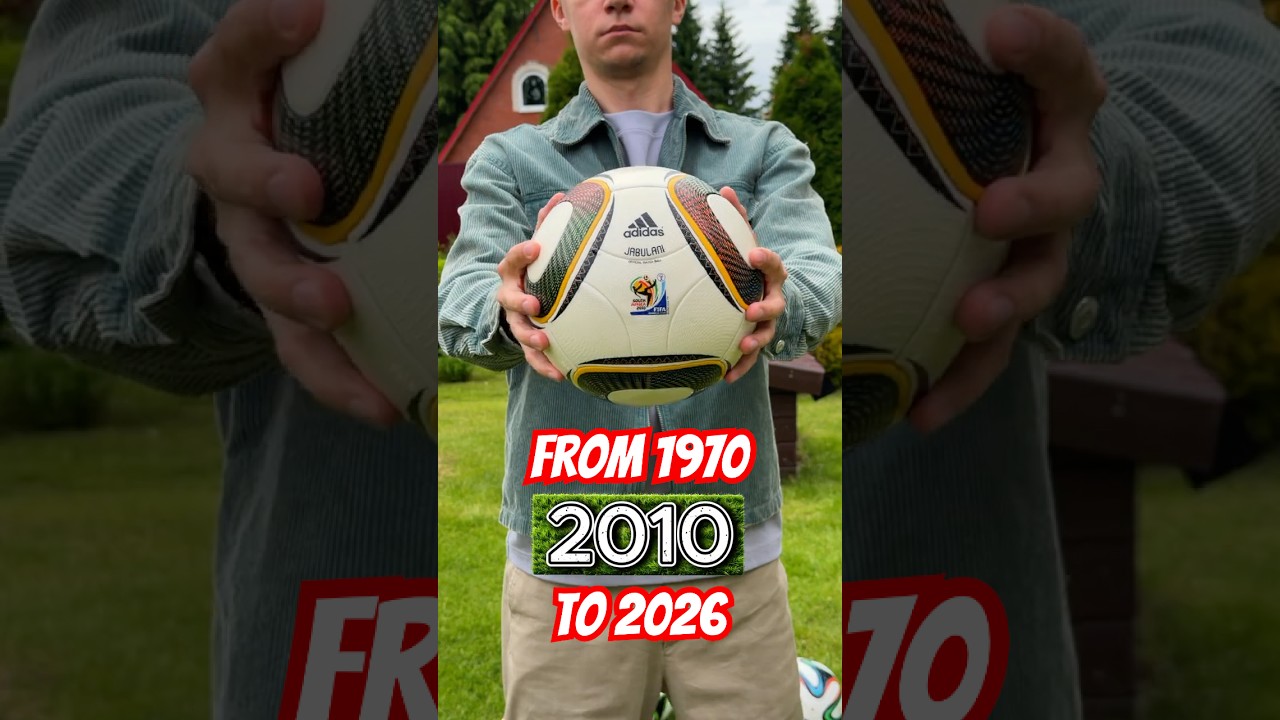 Official Match Balls Of FIFA World Cup 1970-2026 #football  #soccer #футбол usa mexico Jabulani