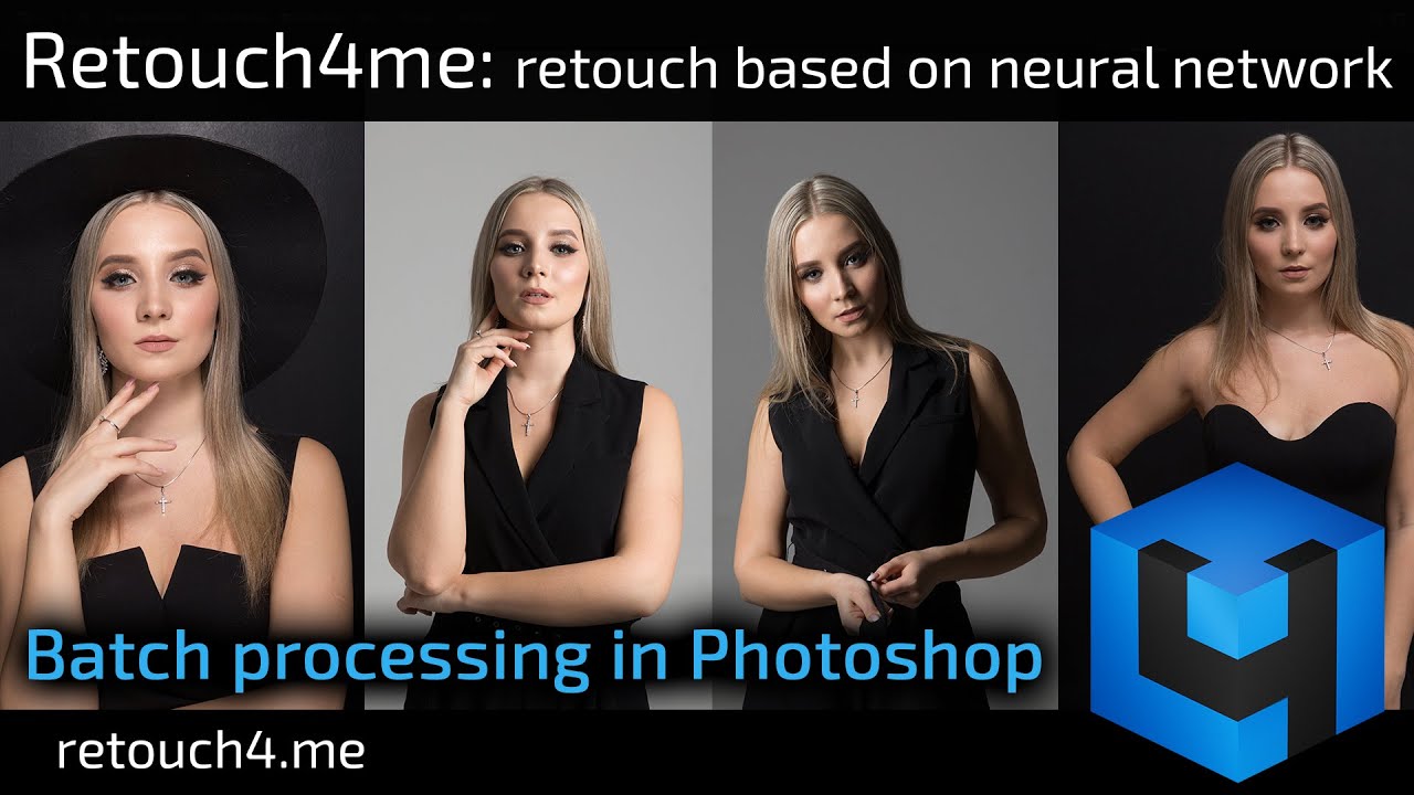 Retouch4me: retouch based on neural network. Batch processing