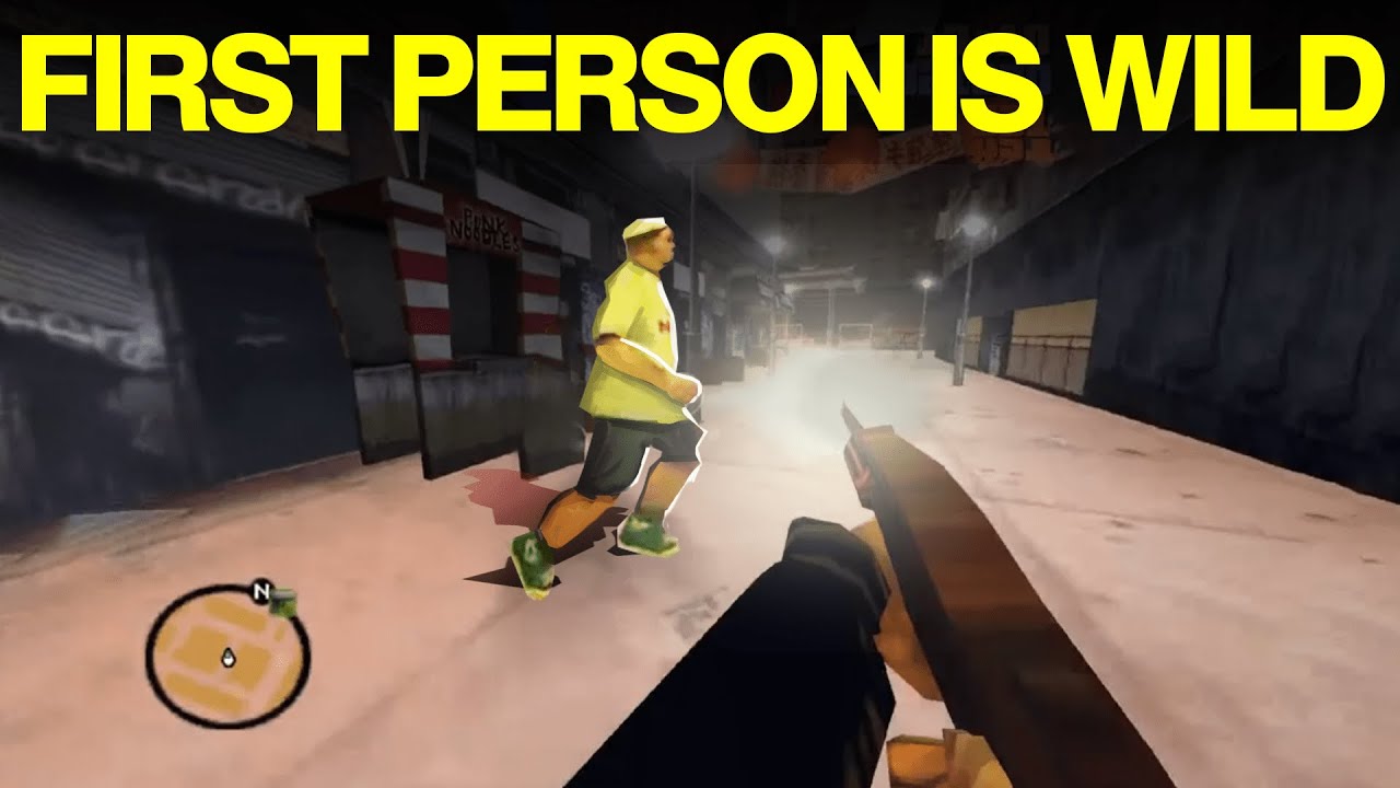 Grand Theft Auto III Speedrun, But It's In First Person