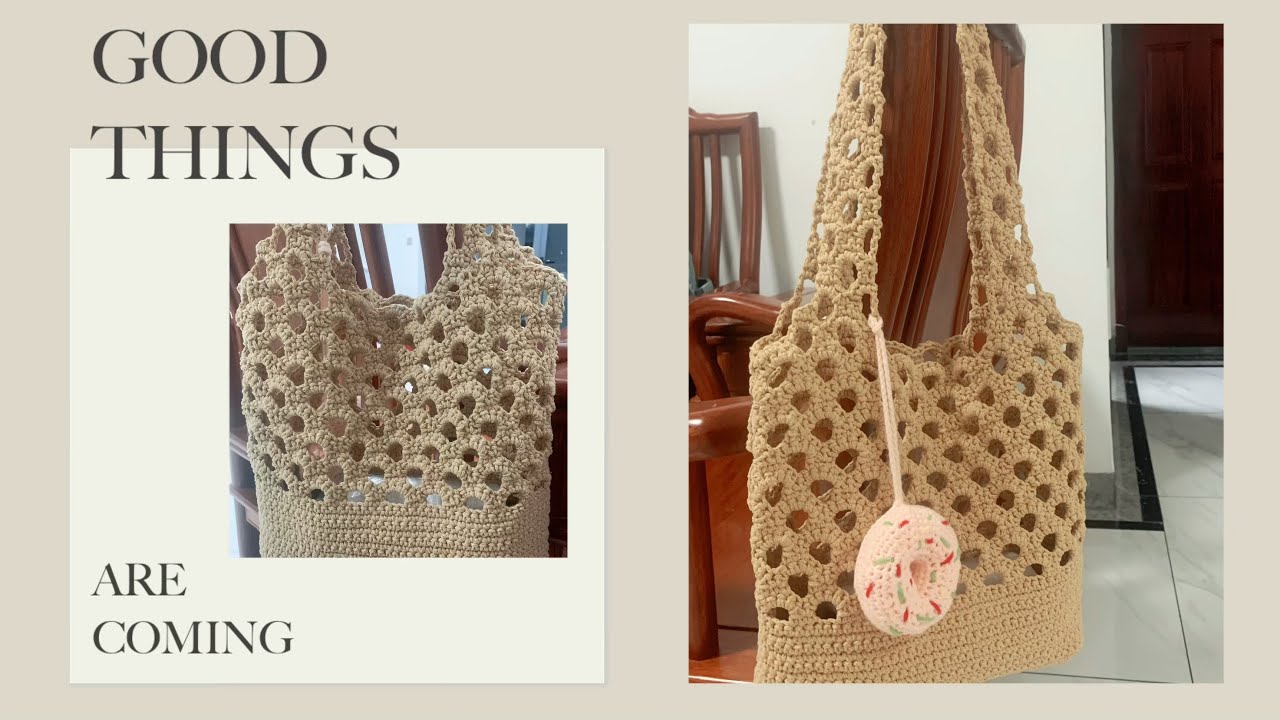 How to crocheta a beautiful and practical bag, very Mori girl style#crochet #diy #knitting #handmade