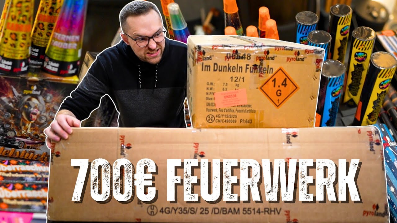 Wir packen 700&euro; Feuerwerk von Pyroland aus!