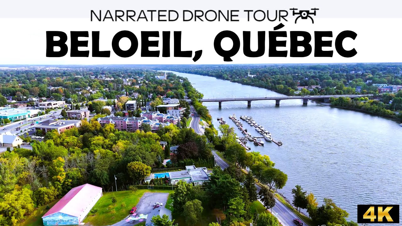 ✨ Beloeil, Québec from Above | Stunning 4K Drone Footage 🌄
