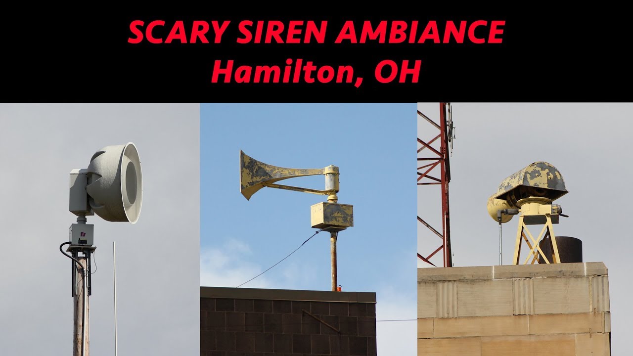 Scary Siren Ambiance Hamilton, OH  7/4/18