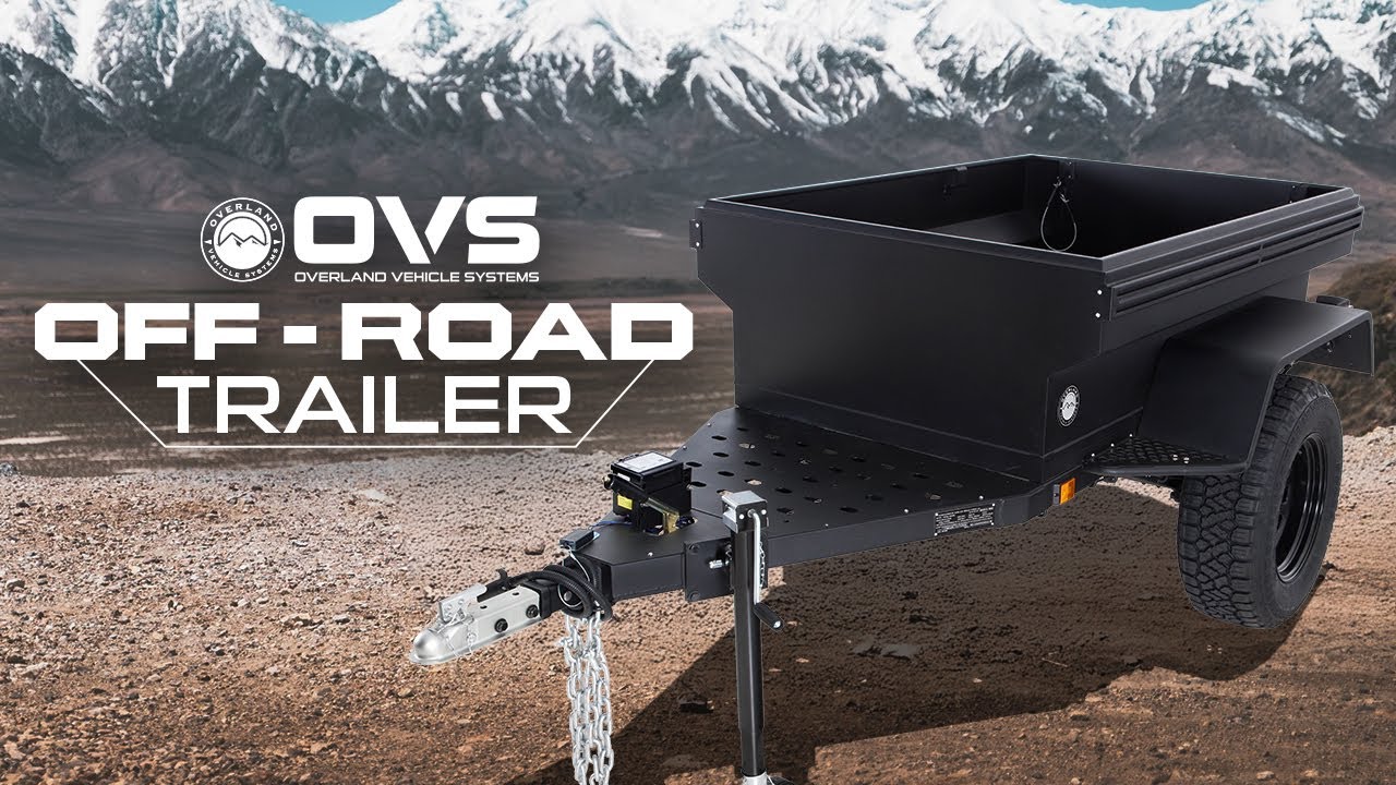 NEW Off-Road Trailer - Military Style with Full Articulating Suspension