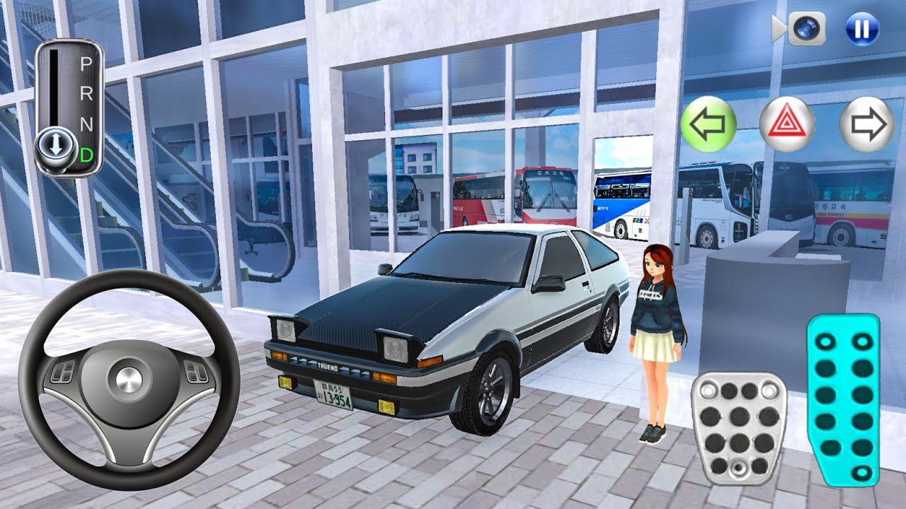 New Toyota AE86 Tofu Car in Express Bus Terminal - 3D Driving Class - gameplay 2025 Android ios