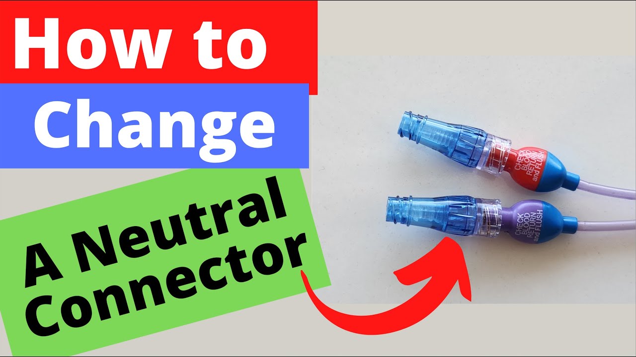 How to Change a Clave or Microclave Neutral Connector