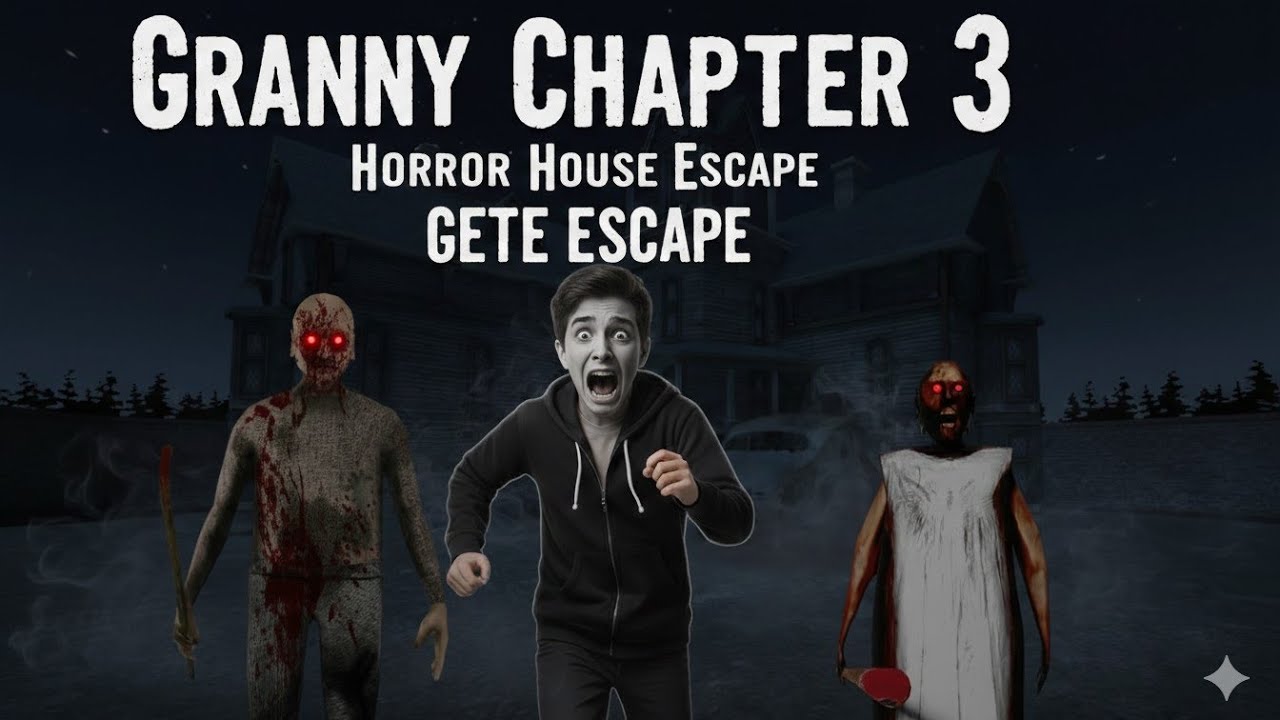 GRANNY CHEPTER 3 HORROR HOUSE ESCAPE #granny #grannygame #horrorgaming #gameplay #gaming #horror 
