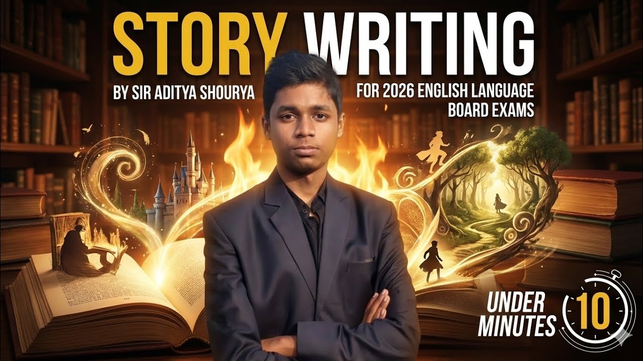 Master Story Writing in 10 Minutes! ✍️ | ICSE Class 10 English Language 2026 | Sir Aditya Shourya